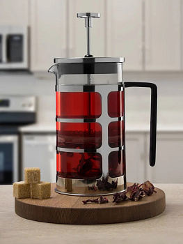 Френч-пресс 600мл SERVITTA Edge пластик/нержавеющая сталь/стекло 000000000001203332