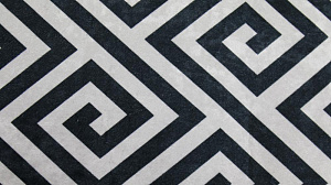 Коврик универсальный 60х100см ПОСУДА ЦЕНТР Орнамент черный полиэстер 000000000001187093