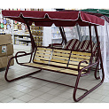 Качели садовые КОРПОРАЦИЯ КЕМПИНГ TOSCANA 2100х1500х1688см/2192х750х180см 62кг полимерно-порошковое покрытие 000000000001102224