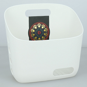 Контейнер для хранения подвесной размер-M 20х19х12,5см DE'NASTIA белый полипропилен 000000000001211577