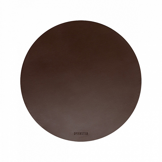 Салфетка сервировочная DeNASTIA Крокодил, ПВХ, D36, коричневый E000652 000000000001225630