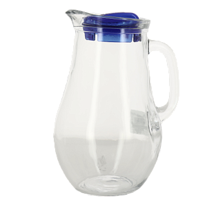BISTRO Кувшин 1,85л PASABAHCE синяя крышка стекло 80119ВSL 000000000001199204