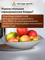 Блюдо овальное 25-29см GLASSCOM Рептилия Silver стекло 000000000001219156