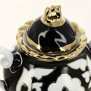 Сервиз чайный Пахта 7 предметов на 6 персон ASIA PORCELAIN с титановым напылением фарфор 000000000001204892