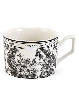 Пара чайная 240мл Black подарочная упаковка фарфор 000000000001228618