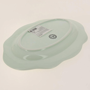 Блюдо овальное 32смБабочка светло-зеленаяHD-024G 000000000001181006