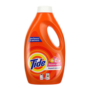 Жидкий стиральный порошок  Весенние цветы Tide P&G, 1.3л 000000000001117259