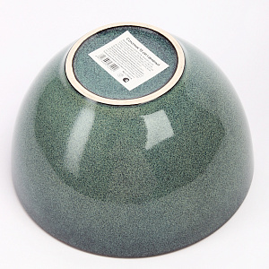 Салатник 15см темно-зеленый глазурованная керамика 000000000001213869