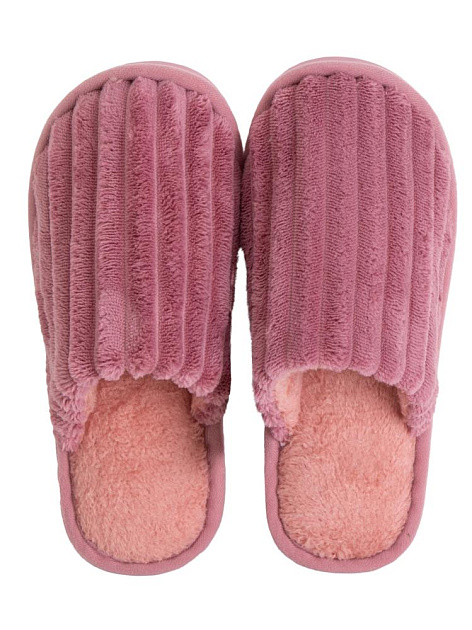 Тапочки домашние 36-37 женские плюшевые розовый полиэстер/ТПР 000000000001228821