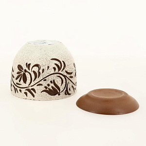 Горшок для цветов декоративный керамический Вьюнок текстурный №3 2л ГК 10 000000000001200877