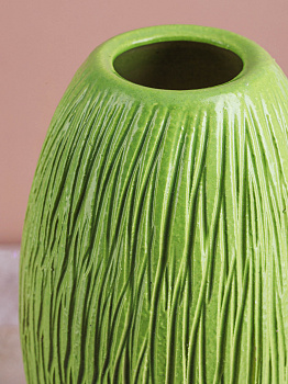 Ваза Европа малая салатовая 20 см ввр-24456 000000000001192001