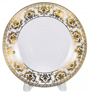 Чайная пара (чашка 230мл) BALSFORD Passion подарочная упаковка с бантом фарфор 000000000001193949