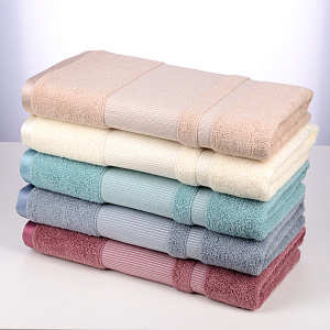 Полотенце 50х90см Dina Me бордюр репс мятное 100% хлопок 000000000001208715