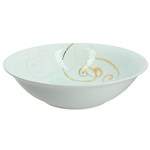 Тарелка суповая 17,8см Matissa Ариадна без бортиков фарфор 000000000001082281