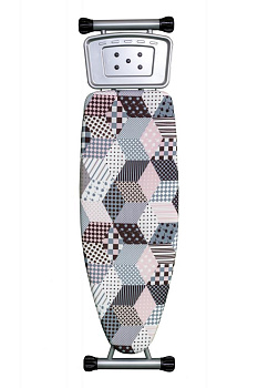 Доска гладильная 120х44см PERILLA Лиана подставка под утюг розетка удлинитель гладильная поверхность-металл чехол с антипригарным покрытием 000000000001205946