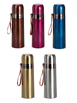 Термос 500мл ST с клапаном в ассортименте нержавеющая сталь 000000000001229289