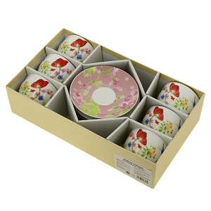 Набор чайный 12 предметов (чашка 300мл-6шт/блюдце-6шт) M25304 000000000001192126