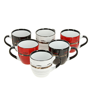 Набор кружек Wellberg, керамика, 7 предметов 000000000001172418