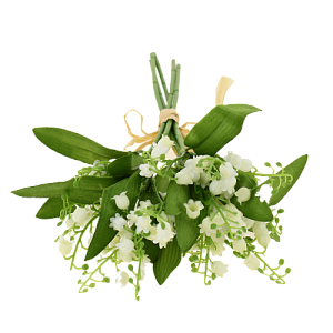 Цветок искусственный "Ландыш" 30см 6 Веток / 5 Веток R010769 000000000001196659