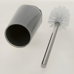 Щётка для унитаза DE'NASTIA трапеция серый пластик 000000000001200445