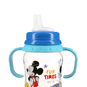 Бутылочка с соской от 6 месяцев Микки и Минни  Lubby&Disney baby, 250мл 000000000001135535