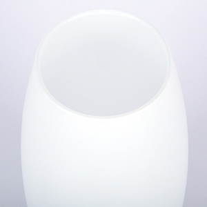 Ваза деколированная 26см ЯБЛОКО Акварель матовый белый золотой ободок стекло 000000000001210921