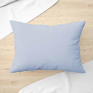 Наволочки 50х70см 2шт LUCKY серо-голубой поплин хлопок 100% 000000000001221037