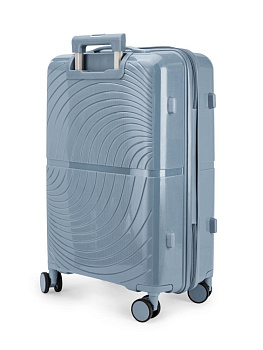 Чемодан на колесах L абстракция серо-голубой PP 000000000001226566