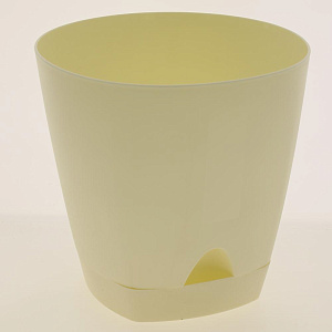 Горшок для цветов AMSTERDAM D 250 с прикорневым поливом 8 л Сливочный ING6202СЛ 000000000001191650