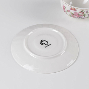 Пара чайная 180мл/блюдце ДОЛЯНА Колокольчики керамика 000000000001210609