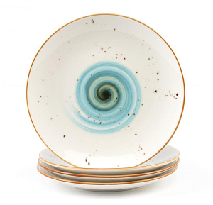 Набор столовой посуды 16 предметов TULU PORSELEN Galaxy milky/mint фарфор Набор столовой посуды 16 предметов TULU PORSELEN Galaxy milky/mint фарфор 000000000001216219