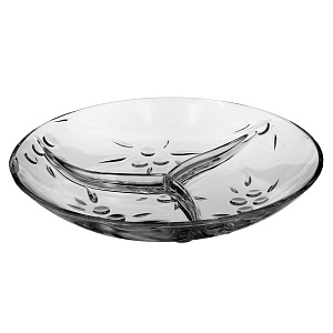 PERLA Менажница 27cм PASABAHCE стекло 000000000001061736