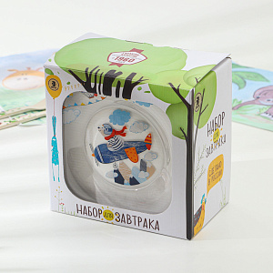 АВИАТОРЫ Набор для завтрака 3 предмета ОСЗ стекло 000000000001219519