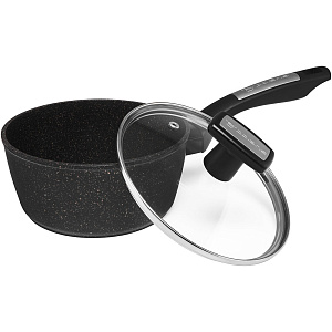 Ковш 16*7,5сm с крышкой Monolit, алюминий, 015245 000000000001190836