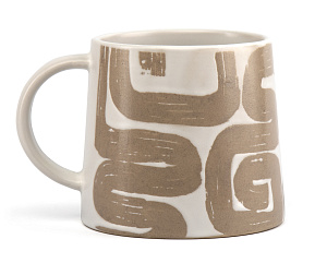 Кружка 350мл Абстракция в ассортименте глазурованная керамика 000000000001217631
