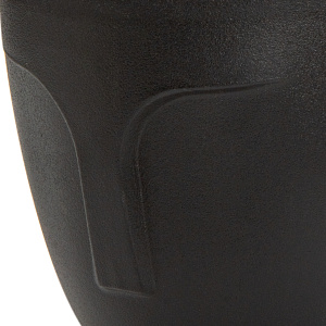 Кашпо 20х17см 4л Абстракция черный пластик 000000000001219542