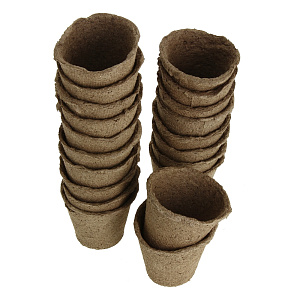 Набор торфяных горшков Элис, 6х6 см, 24 шт. 000000000001101769