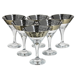 Набор фужеров для мартини 6шт 190мл ПРОМСИЗ Версаче стекло 000000000001121626