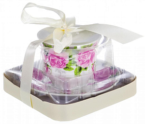 Пара чайная 220мл/блюдце OLAFF Сад Флора подарочная упаковка фарфор 000000000001197802