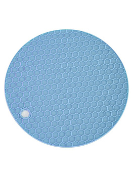 Подставка под горячее 17см в ассортименте силикон 000000000001227891