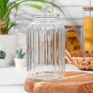 VIVA Банка для сыпучих продуктов 2,5л PASABAHCE стекло 96393 000000000001198988