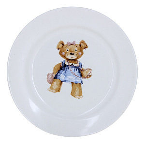 Мелкая тарелка Медвежата, 20 см 000000000001135738