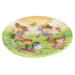 Набор одноразовых тарелок Ферма Пони Pap Star, 23 см, 10 шт. 000000000001142474