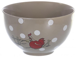 Салатник 400мл 12,2х12,2х7см Olaff Куры керамика YU-07026-B 000000000001197959