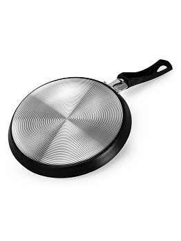 Сковорода блинная 22х1,8см КАЛИТВА FORA антипригарное покрытие бакелитовая ручка черный алюминий 000000000001229247