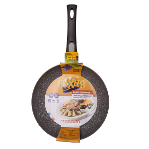 Сковорода 26см MOULIN VILLA Кухня глубокая съемная ручка индукция алюминий 000000000001176520