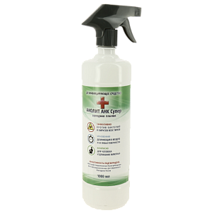 Дезинфицирующее средство 1л Анолит Анк Супер с триггером АН-ТР-1Л 000000000001199539