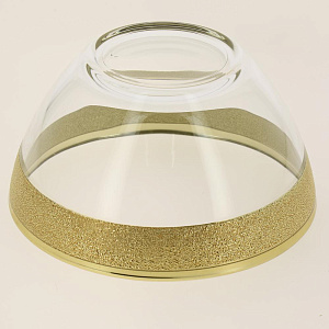 Набор салатников 2шт 13см ПРОМСИЗ Золотой карат стекло 000000000001190678