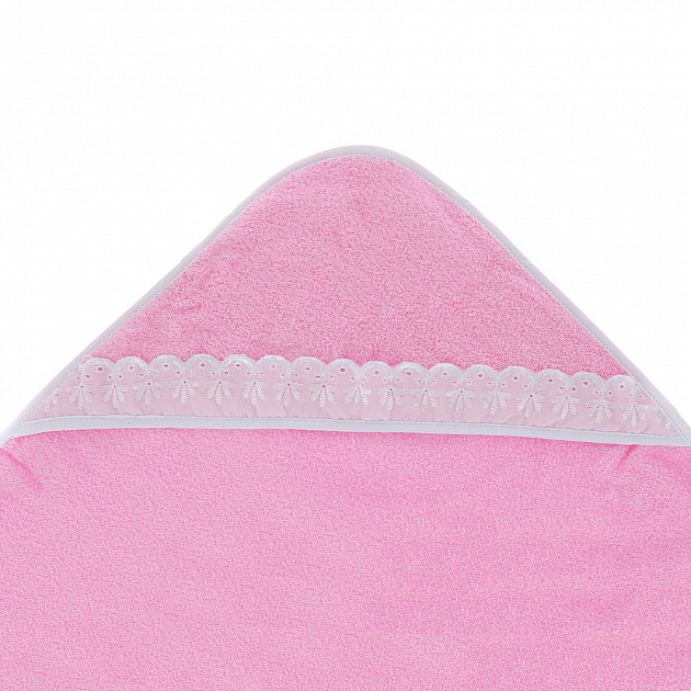 Детский уголок махровый Bambino Azur Cleanelly, розовый, 103х87 см 000000000001126117
