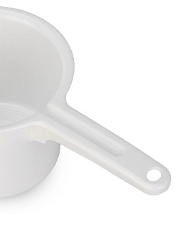 Ковш 0,5л белый полиэтилен 000000000001227335